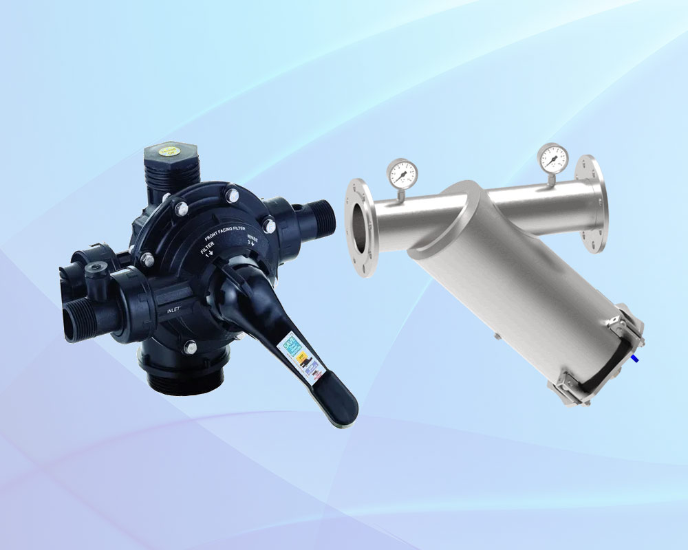 Multiport Valve & Strainer Filter Active Environmental Technology